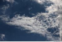 Photo Texture of Blue Clouded Clouds